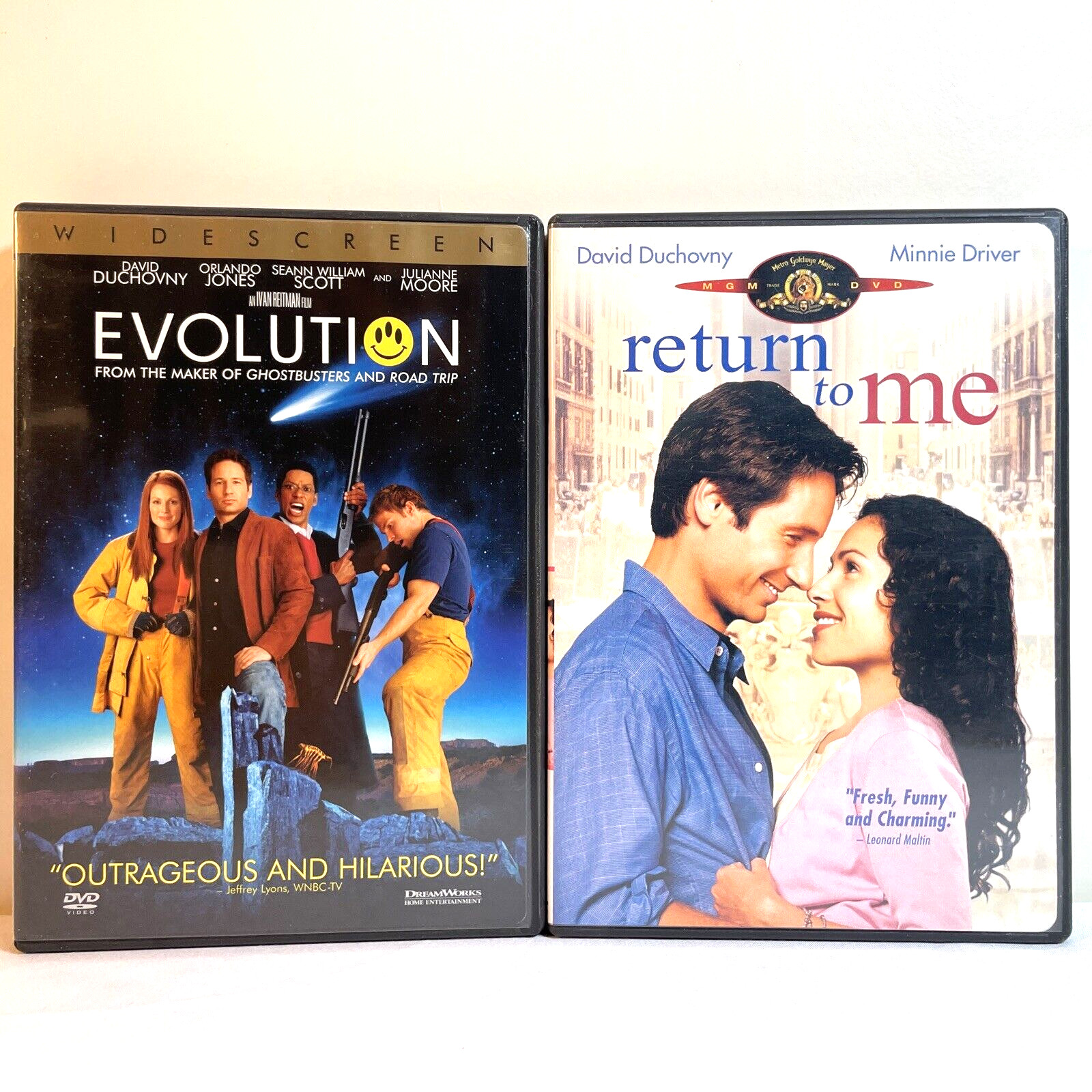 RETURN TO ME / EVOLUTION (DVD) David Duchovny – Comedy Sci-Fi Drama Romance