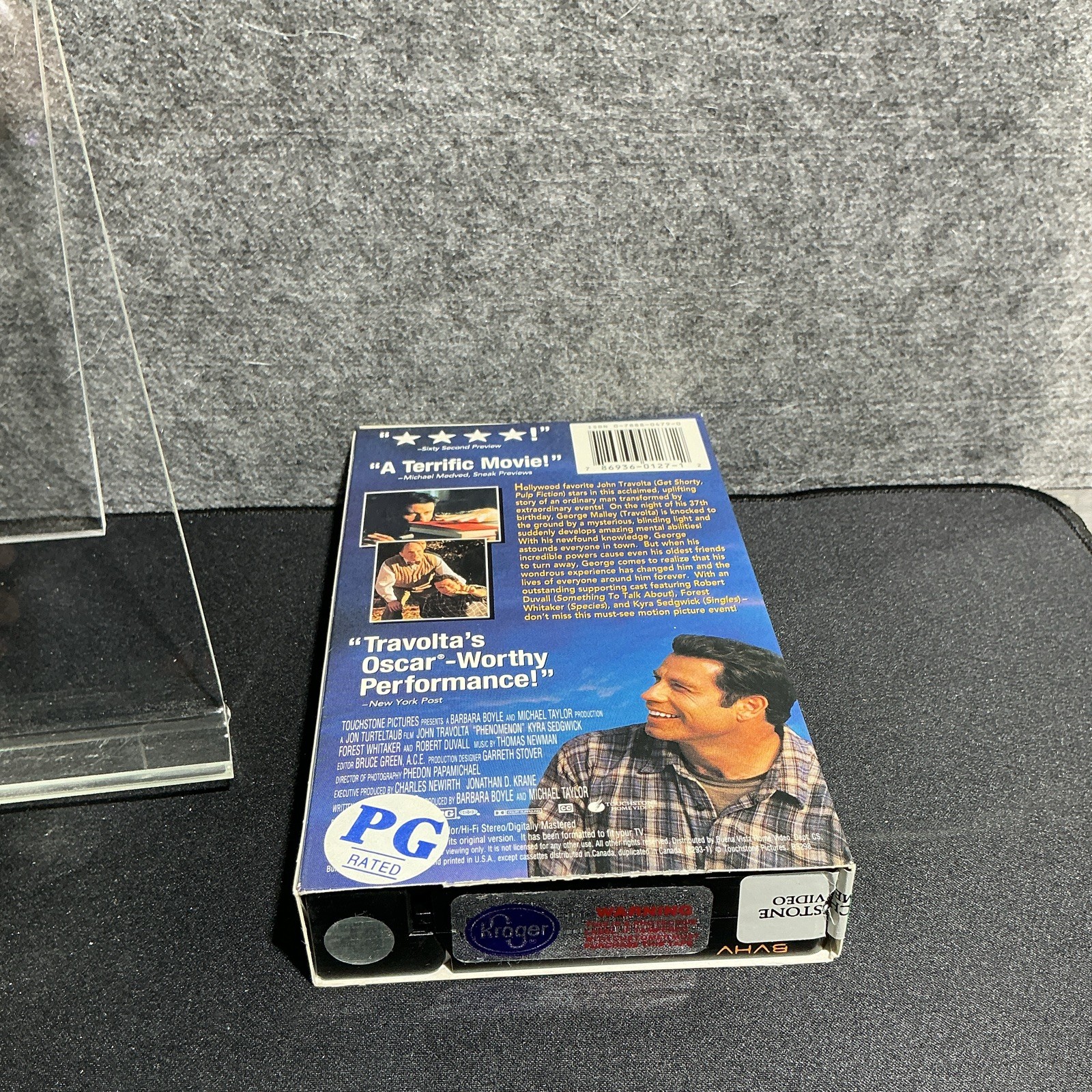 Touchstone Home Video Phenomenon VHS Drama Sci-Fi Romance PG NTSC 1996