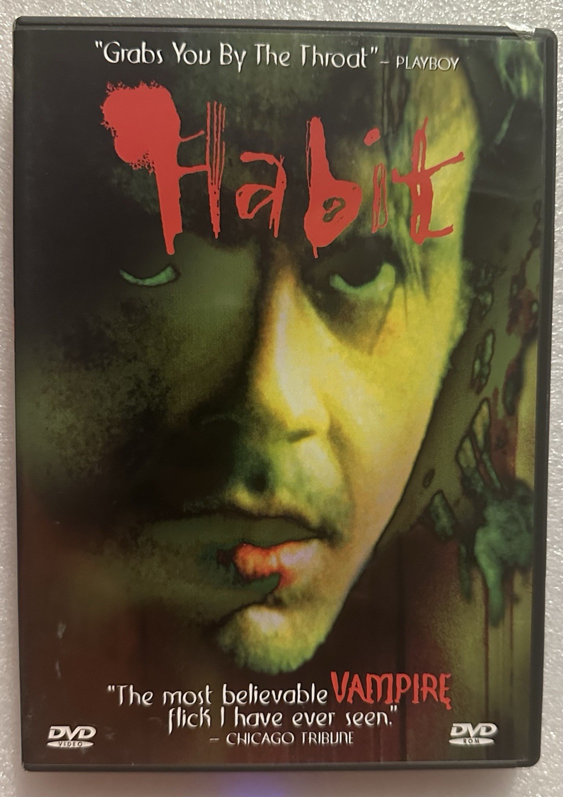 Habit DVD Unrated WinStar Movie 1999 Glass Eye Pix Film Like New Vampire Horror