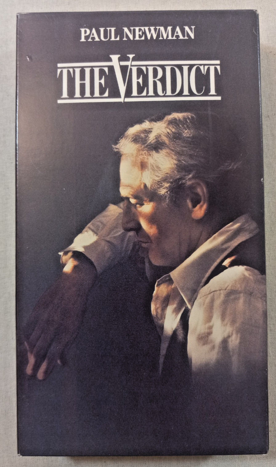 The Verdict VHS Paul Newman Sidney Lumet Courtroom Drama R Rated 1982 / 1990