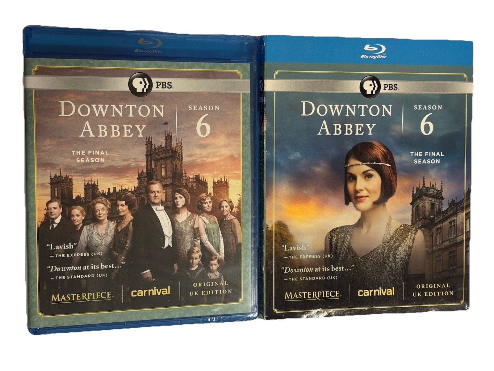 Masterpiece: Downton Abbey – Final Season 6 Blu-ray Disc, 2016, 3-Disc Set NEW