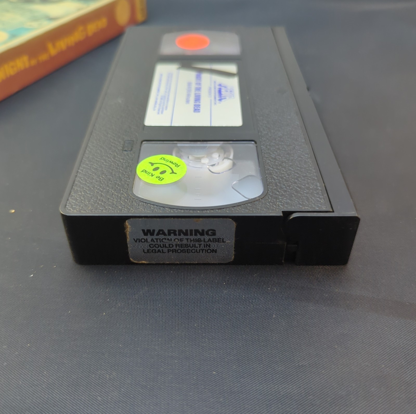 Vintage Night of the Living Dead VHS Media Home Entertainment Purple Box Horror