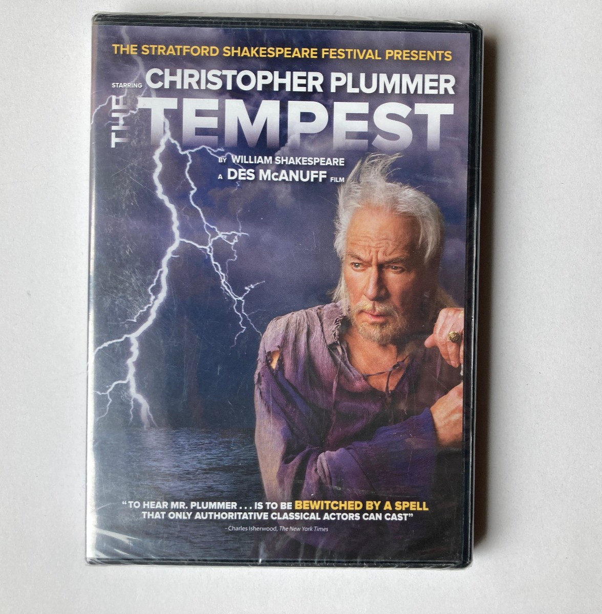 The Tempest DVD 2010 Christopher Plummer Shakespeare Region 1 SEALED OOP