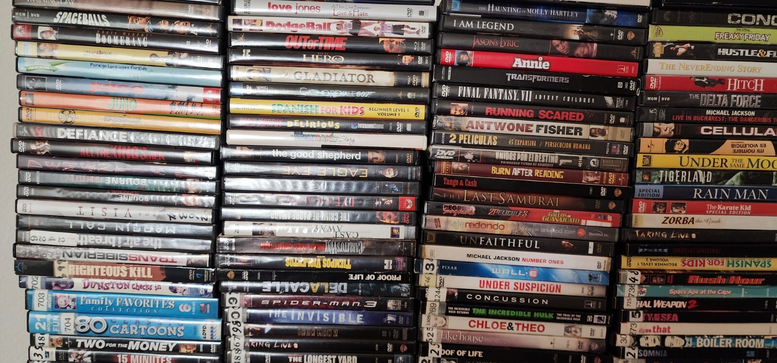100 (+5 Free) Wholesale lot DVD Movies TV Shows assorted bulk Free Shipping DVDs