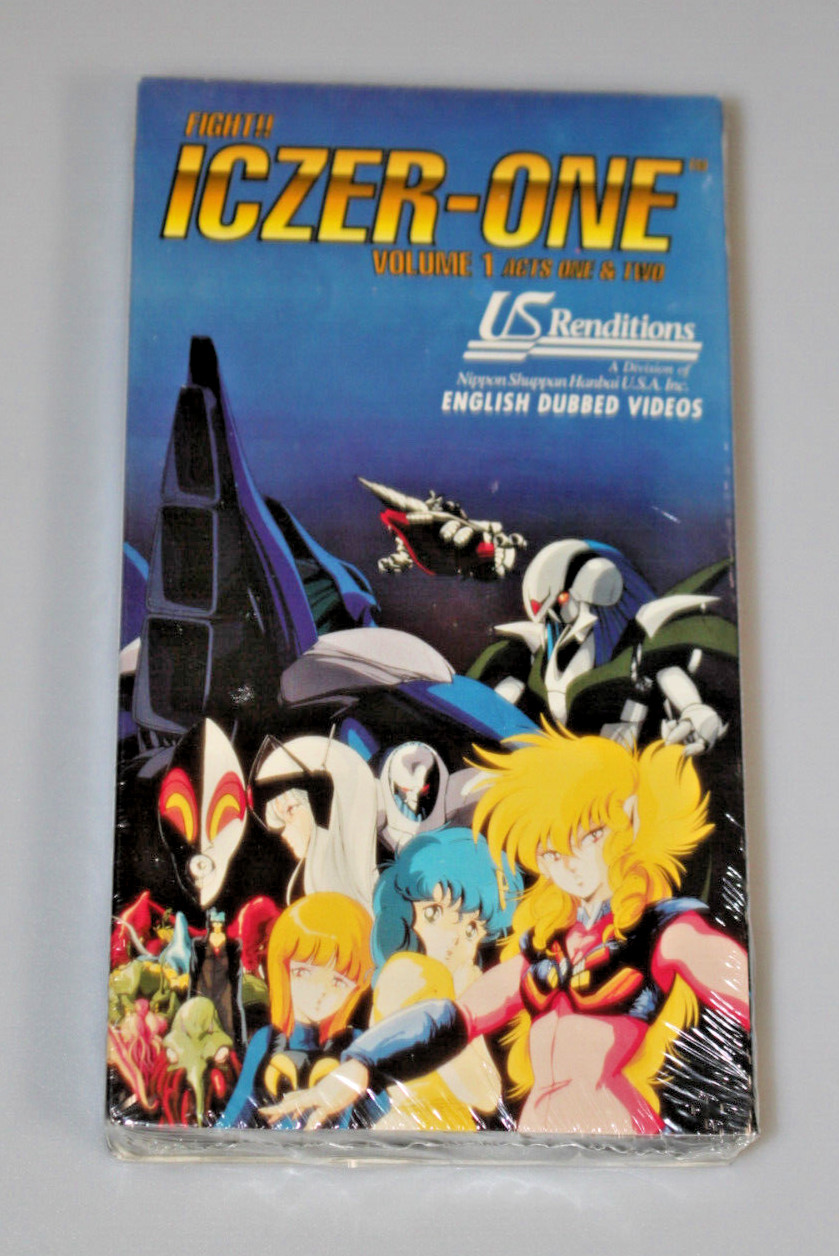 Fight!! Iczer-One: Volume 1 Acts One & Two U.S. Renditions VHS, 1992 NEW SEALED