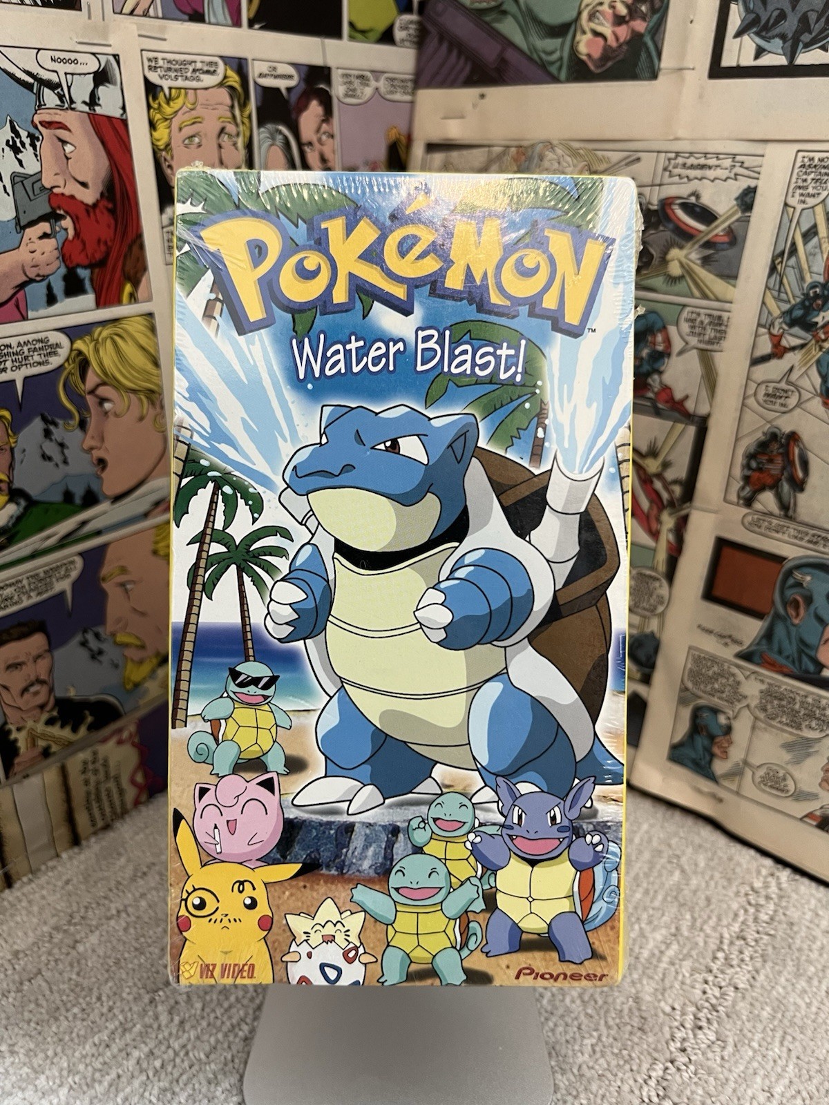 Pokemon Water Blast VHS Movie Sealed Pioneer Viz Video with Watermark 1997 New!