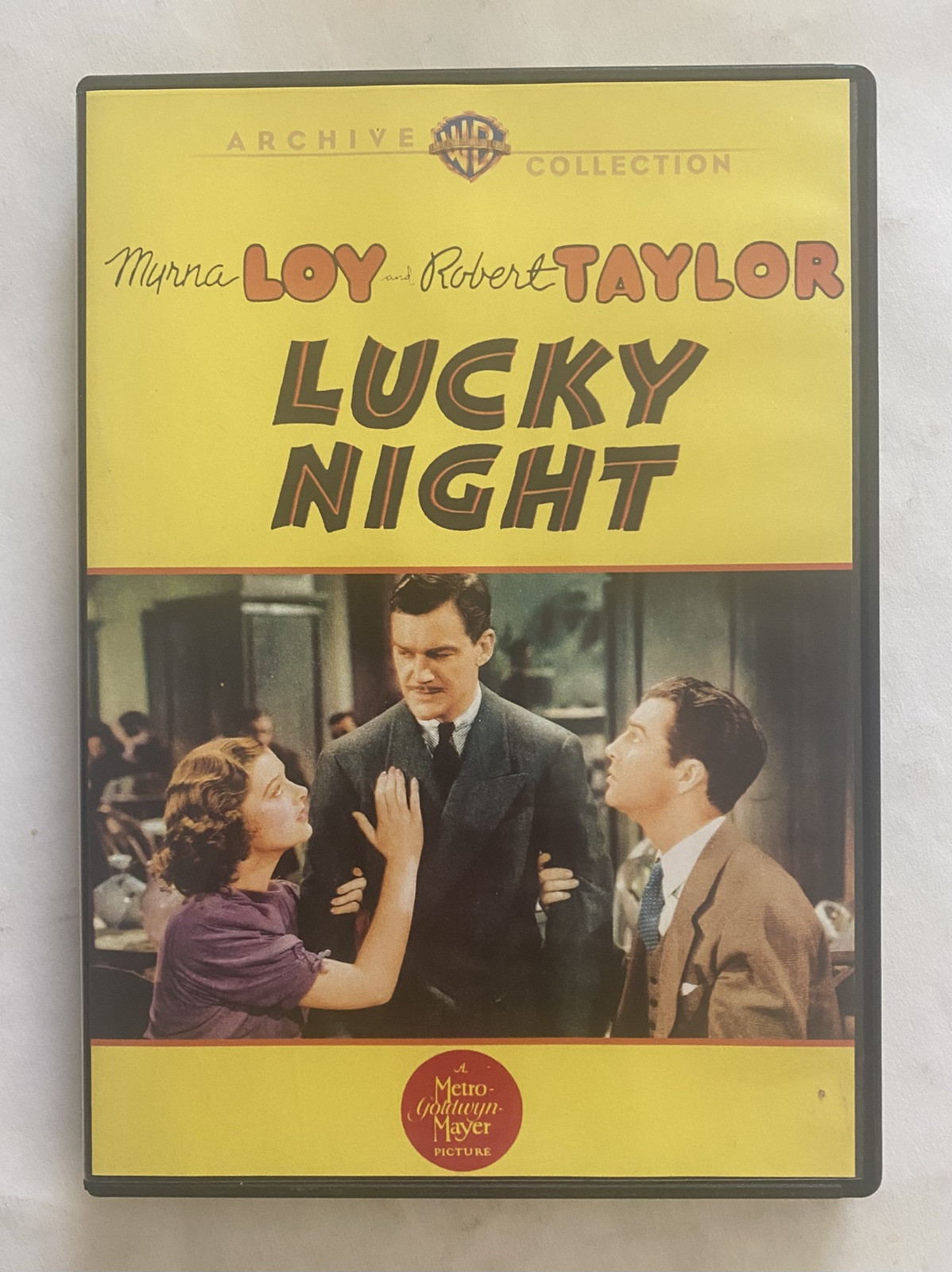 Lucky Night DVD (1939) – Myrna Loy & Robert Taylor WB Archive Collection
