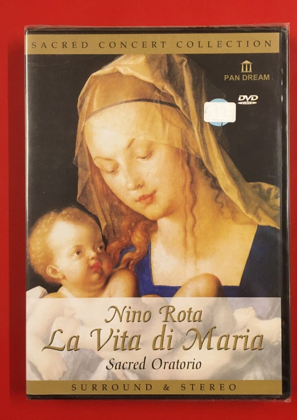 NINO ROTA- LA VITA DI MARIA *DVD FRISANI/COSTANTINO NEW SEALED NUOVO SIGILLATO