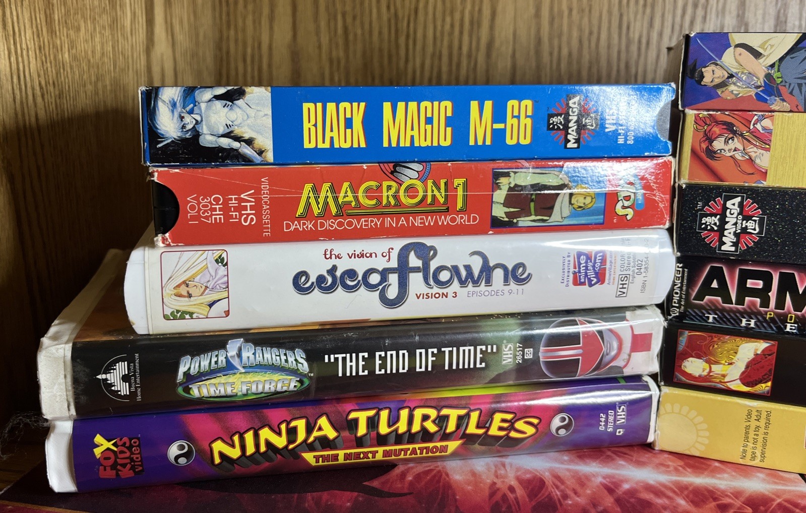 Anime VHS Lot Of 11 Tapes!!