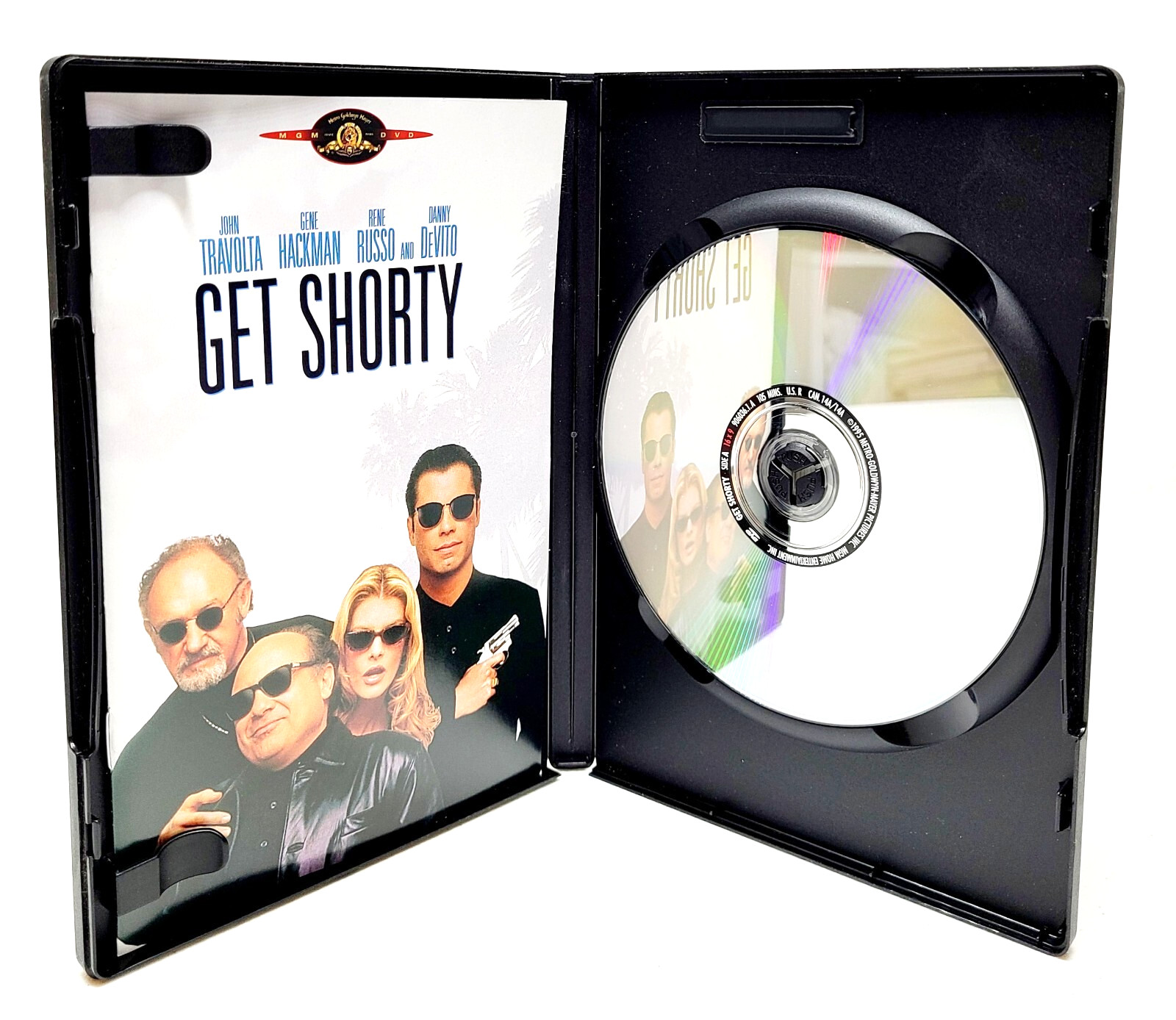 GET SHORTY & BE COOL DVD (Movie LOT OF 2) Widescreen John Travolta, Gene Hackman