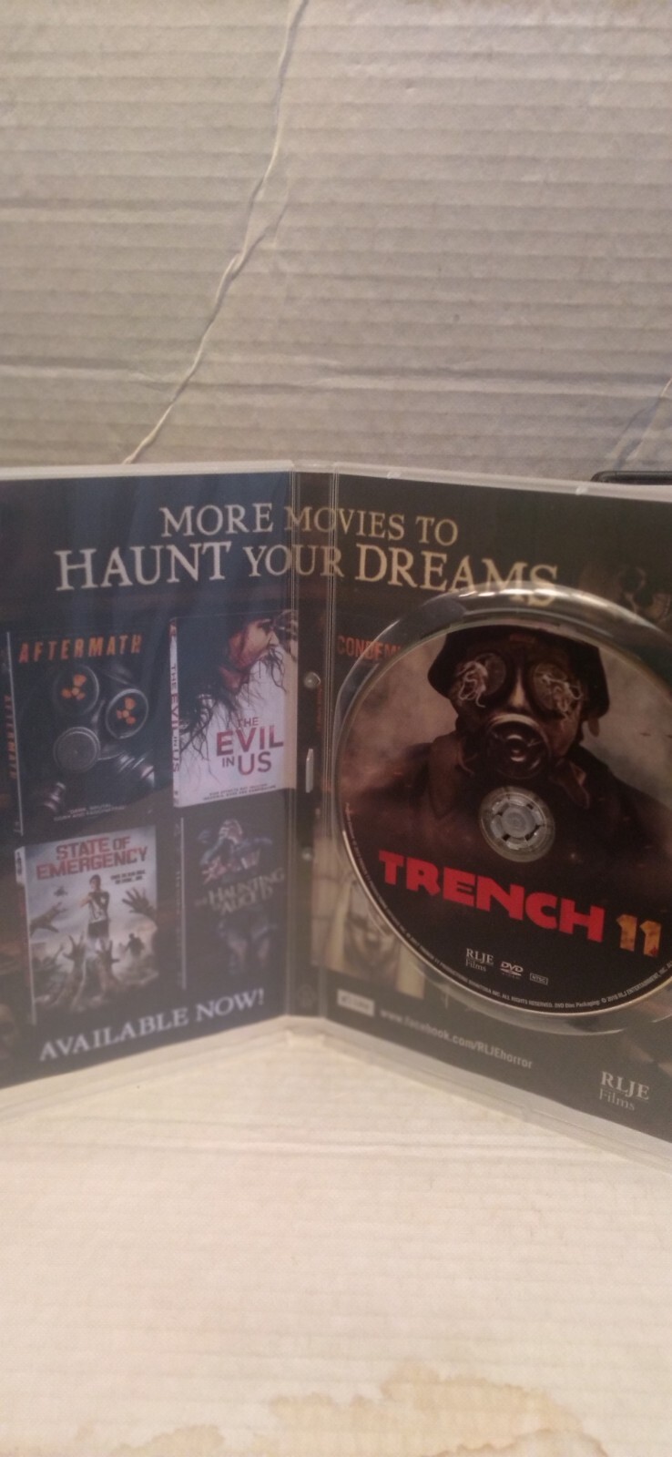 THE BUNKER 2014 MTI-Redrum TRENCH 11 2017 RLJE Films 2×DVD Set War/Horror MINT!
