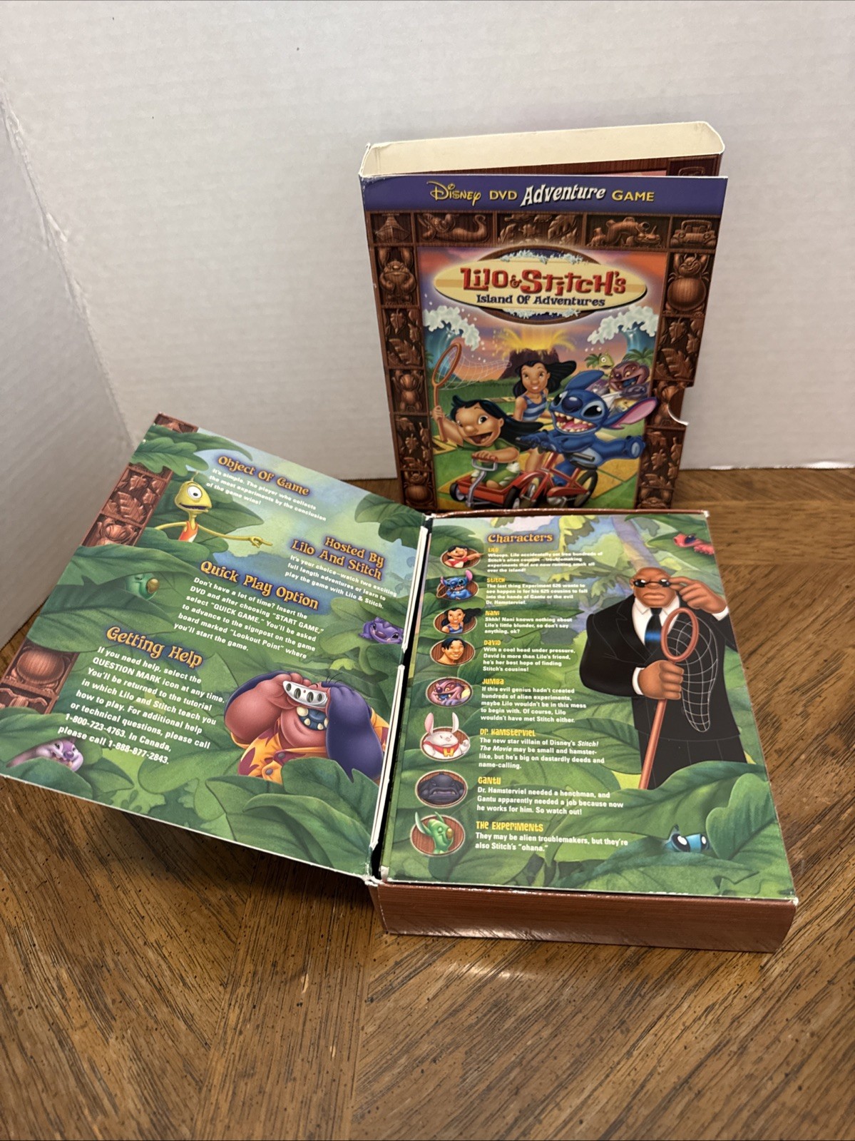 Lilo & Stitch’s Island of Adventures DVD Disney Fun Family Board Game Complete