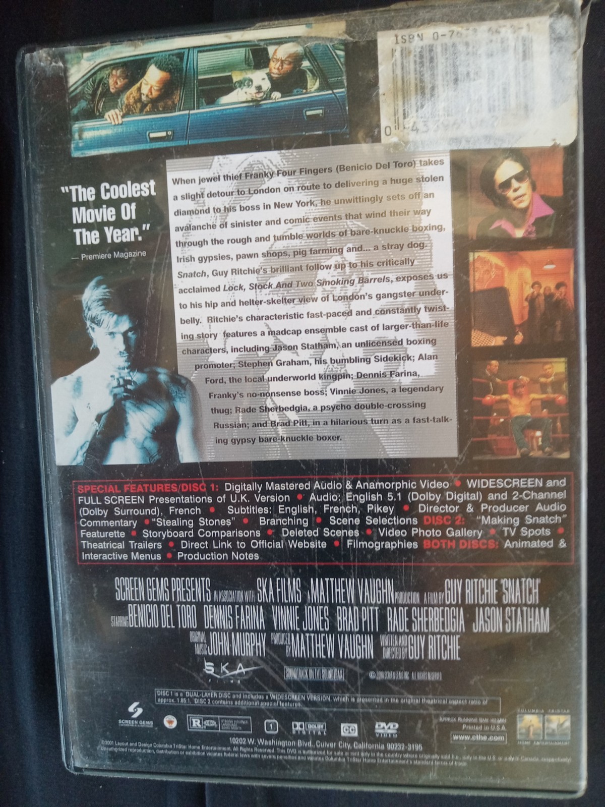 Snatch Special Edition DVD (VERY GOOD CONDITION) TAKE A LOOK!