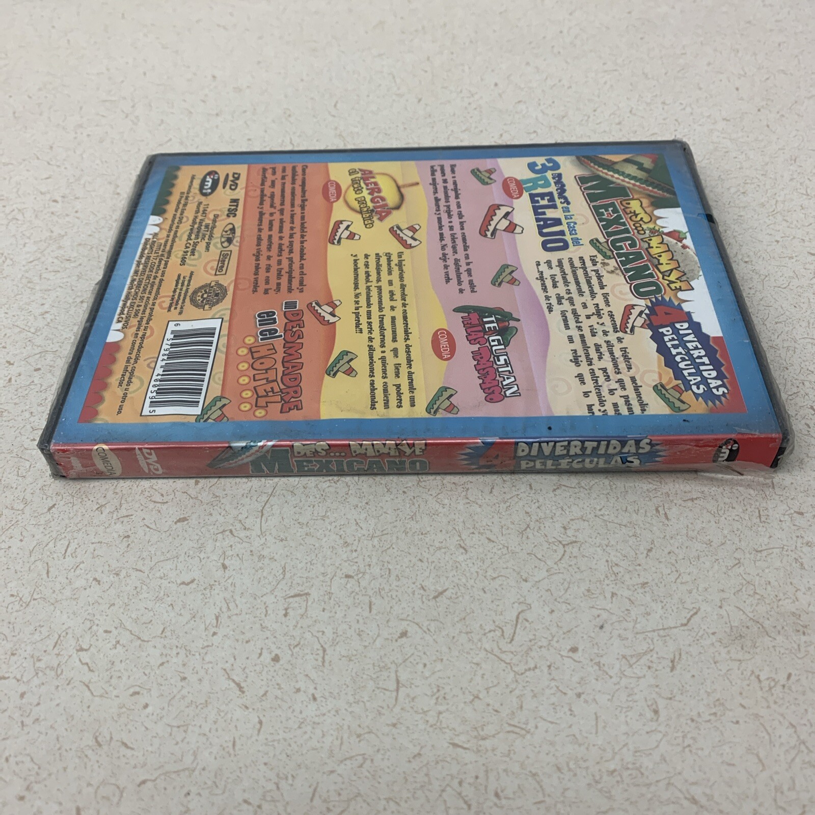 NEW DVD DES PAPAYE MEXICANO 4 DIVERTIDAS PELICULAS Comedia Movies Mexico Films