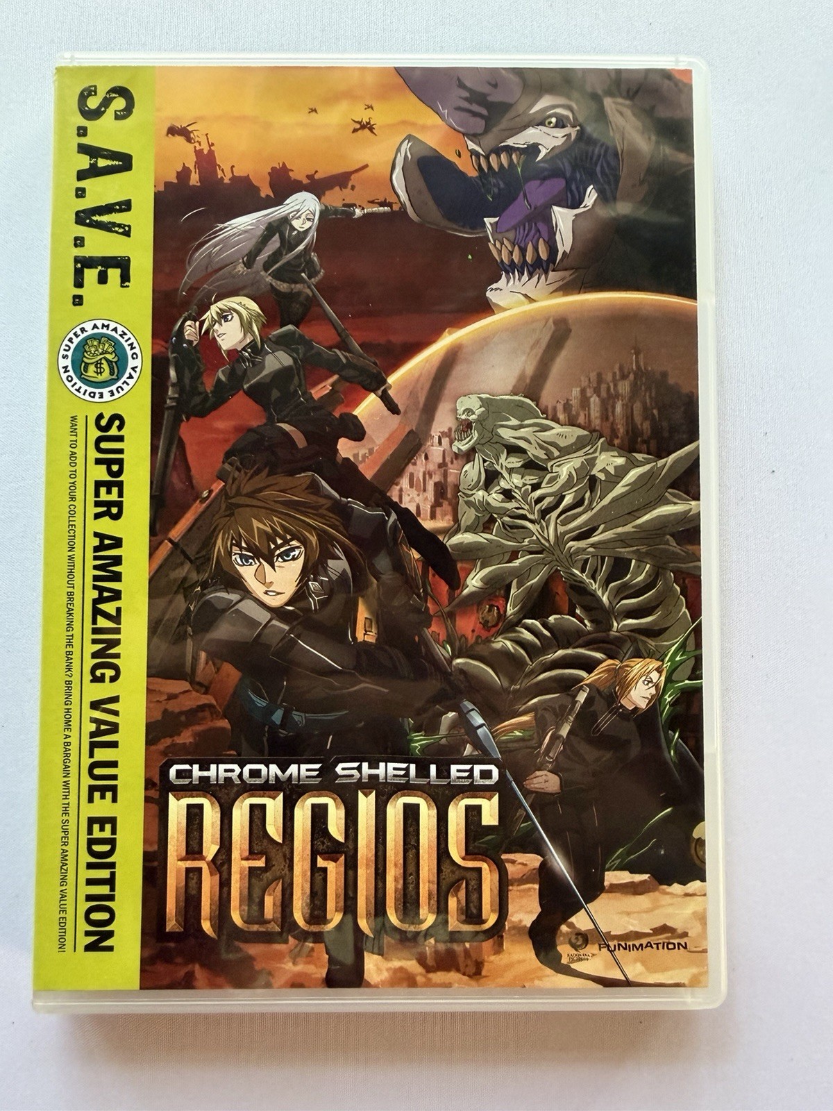 Chrome Shelled Regios (DVD, 4-Disc Set, 24 episodes, S.A.V.E.) Funimation Anime