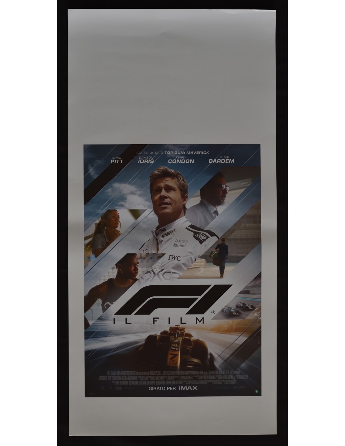 locandina F1 FORMULA UNO Joseph Kosinski Brad Pitt Javier Bardem Kerry Condon B4