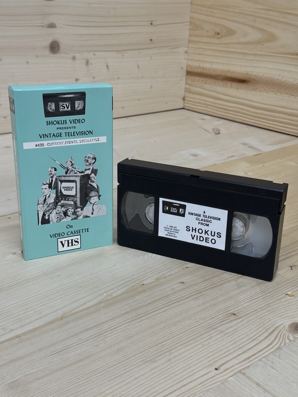 Shokus Video #435 Vintage Television: Current Events, 1950s Style VHS Tape