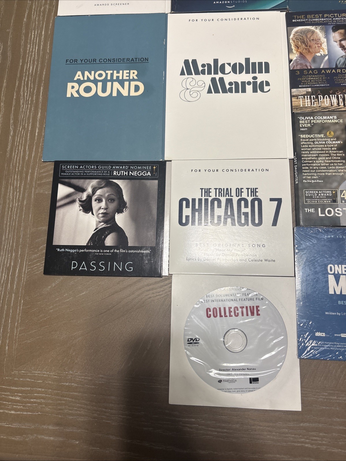 Lot of 19 For Your Consideration FYC Screener Award DVD Movies Promo & Cds