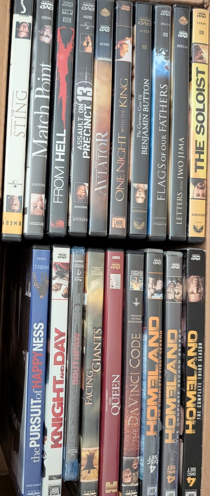 DVD Movies Mixed Lot of 19 Action Suspense Sci Fi Fantasy Music War Sports Drama