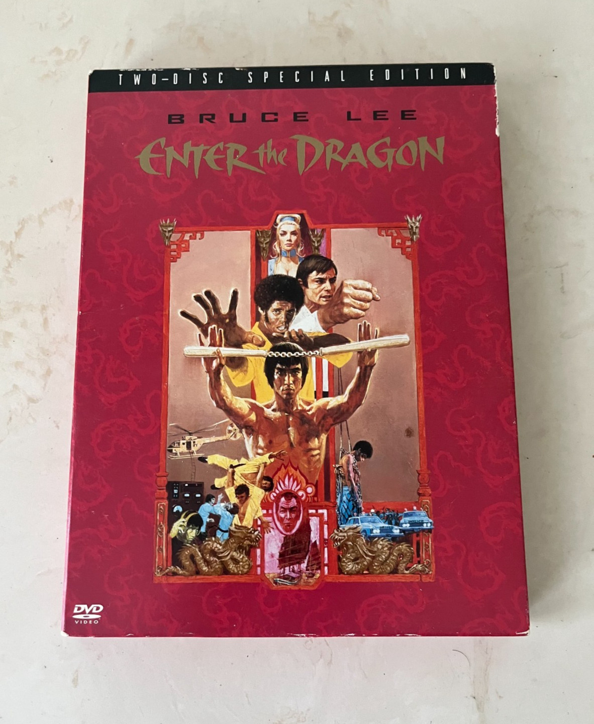 ENTER THE DRAGON: SPECIAL EDITION 2-Disc DVD Set (Red Case) BRUCE LEE Kung Fu