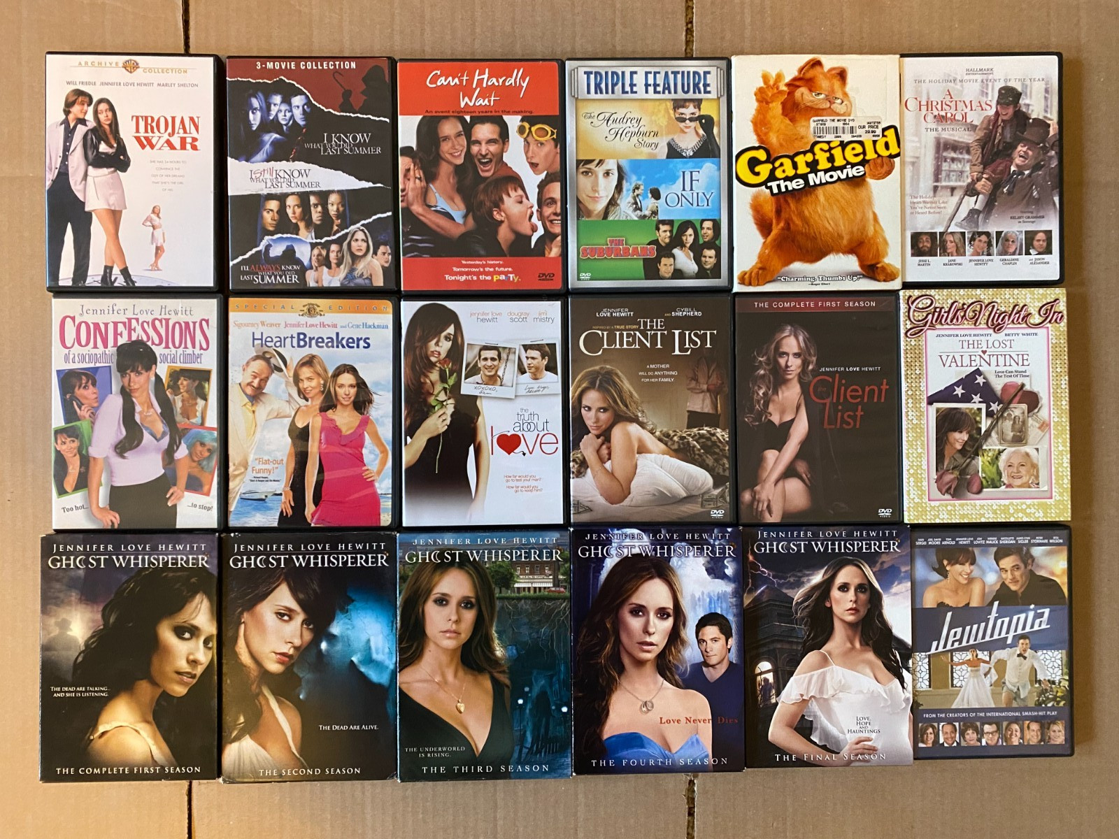 JENNIFER LOVE HEWITT DVD Collection! Sarah Gellar, Ghost Whisperer, Will Ferrell