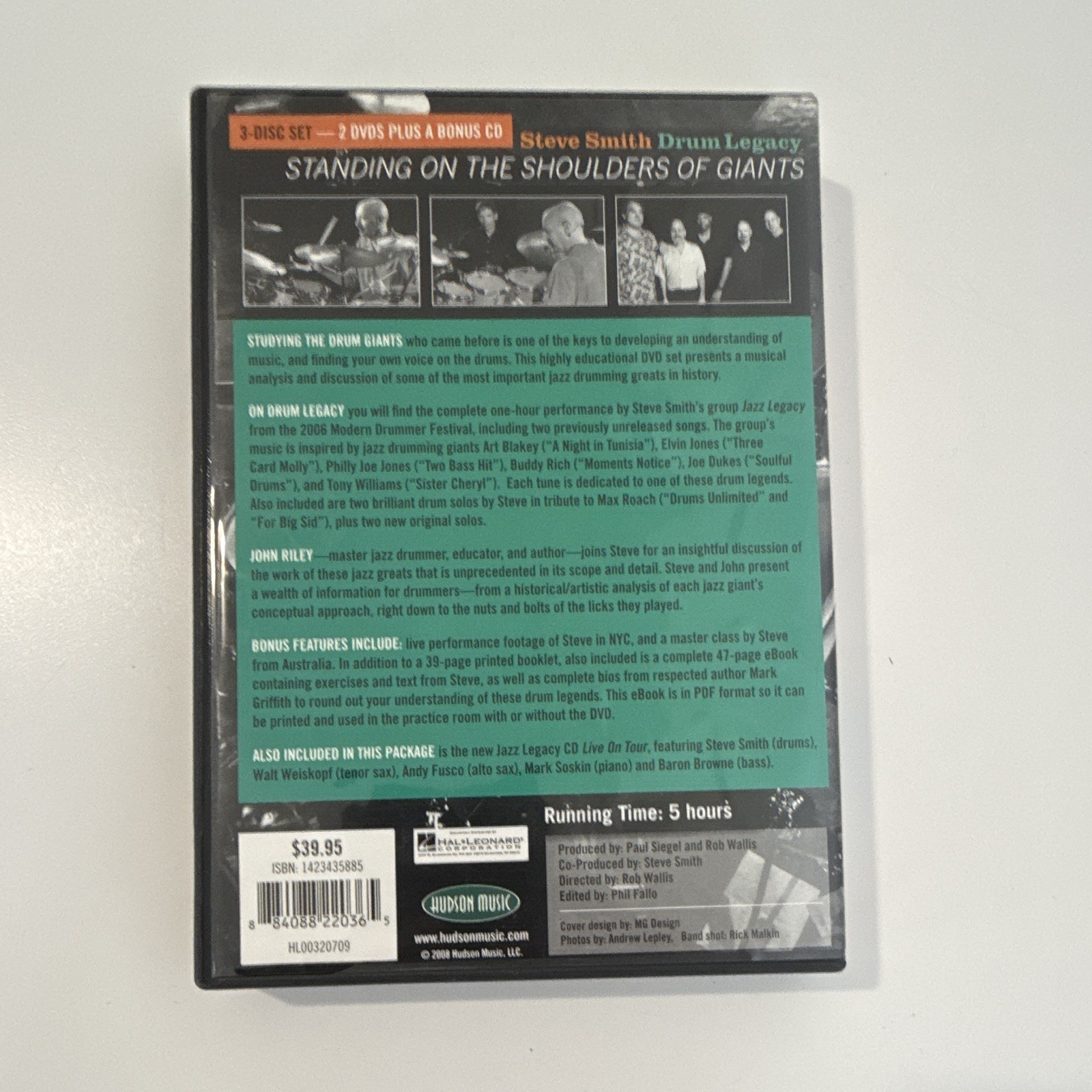 Steve Smith Drum Legacy: Standing On The Shoulders Of Giants DVD
