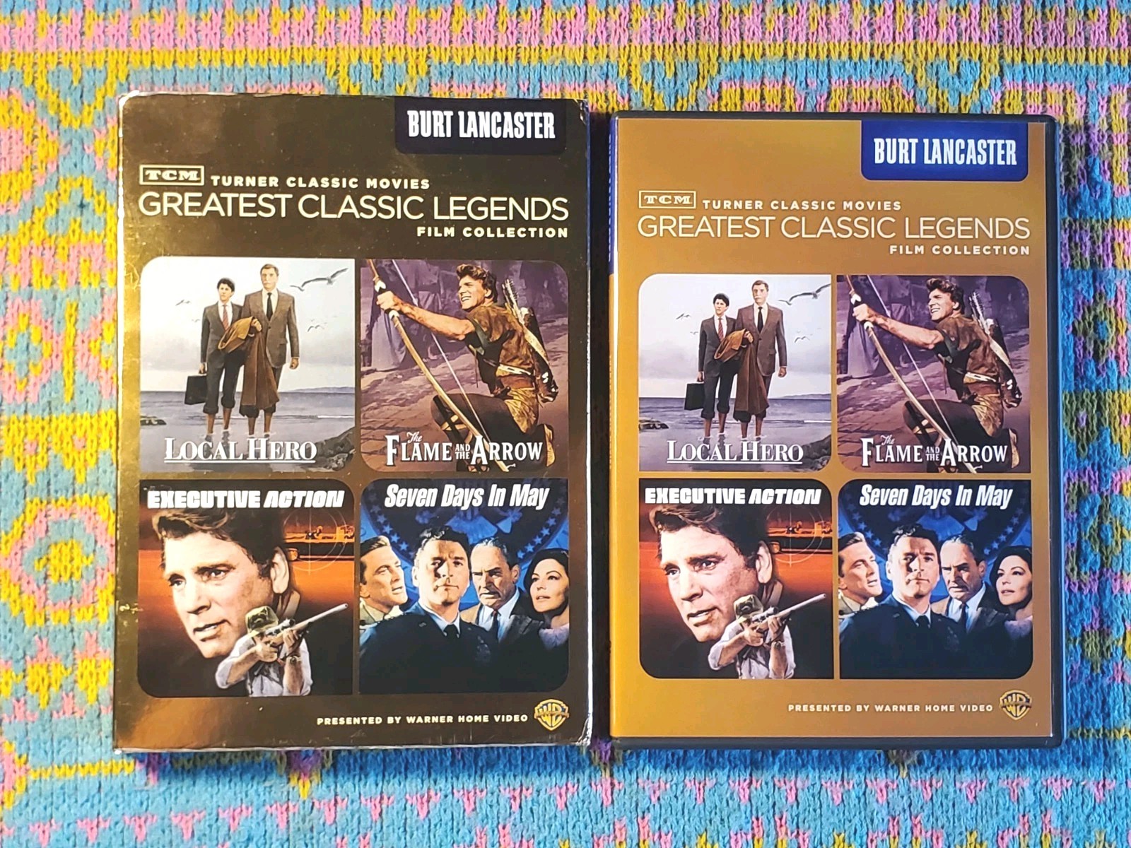 Burt Lancaster 7 Movie Collection (DVD Lot) TCM Classics Rope of Sand Train Zulu