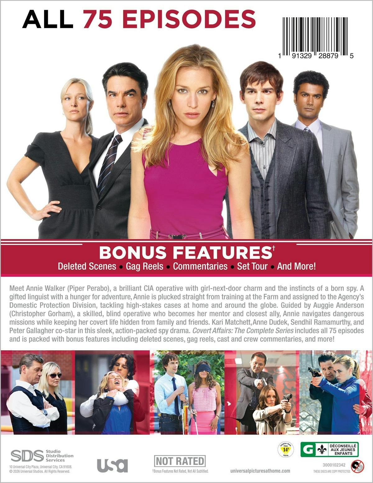Covert Affairs The Complete Series DVD NEW