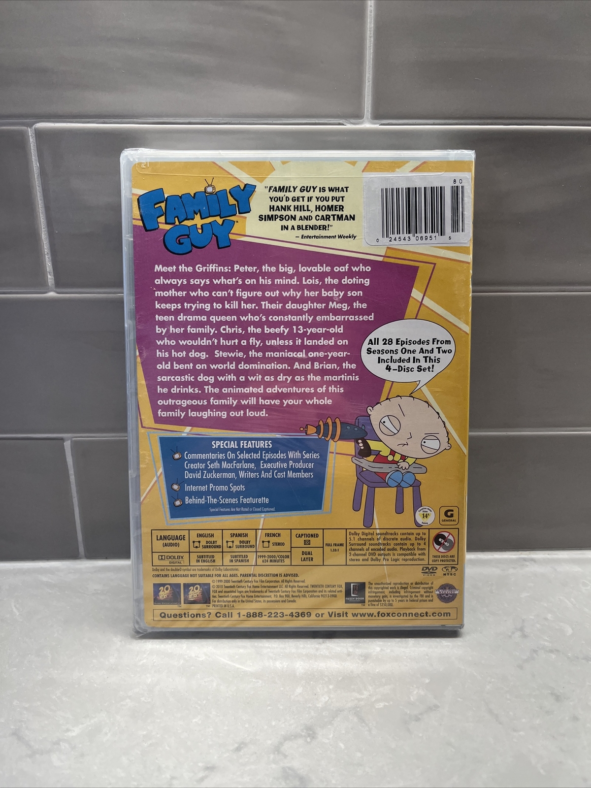 Family Guy Volume One 4 – Disc Set NEW SEALED