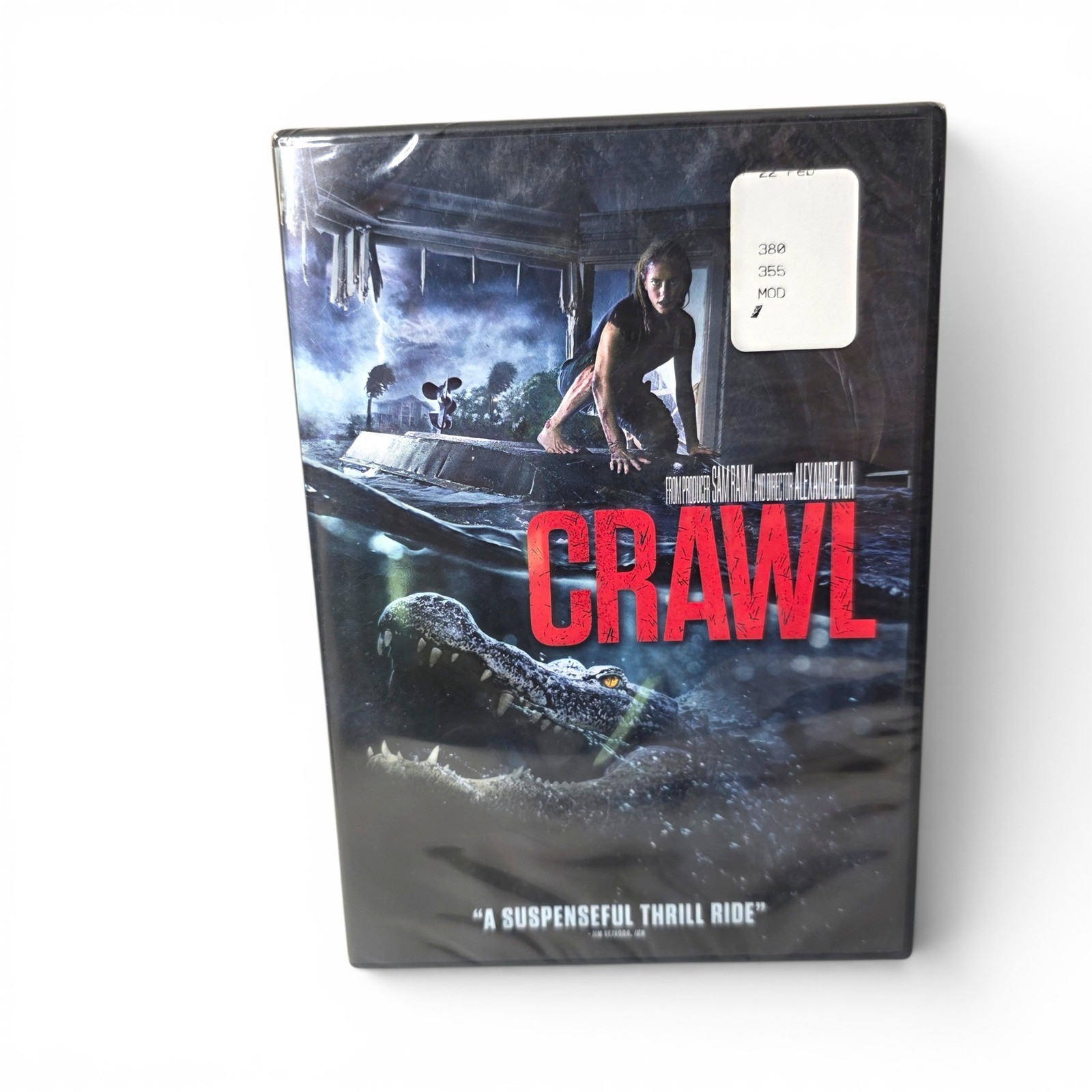 Crawl DVD 2019 Horror Movie Sam Raimi Kaya Scodelario New Sealed Widescreen
