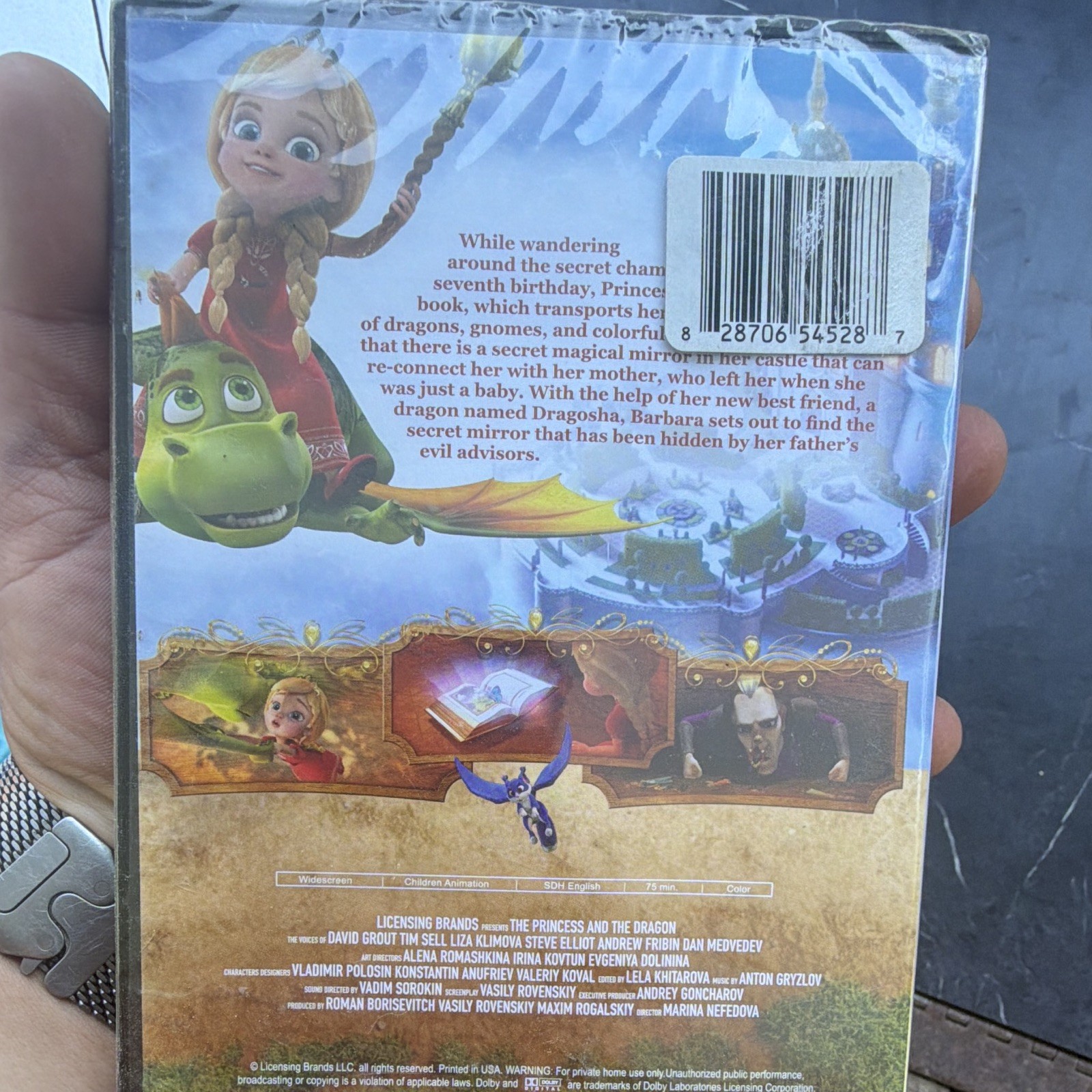 The Princess and the Dragon DVD Widescreen NR 75 Min English Subtitles