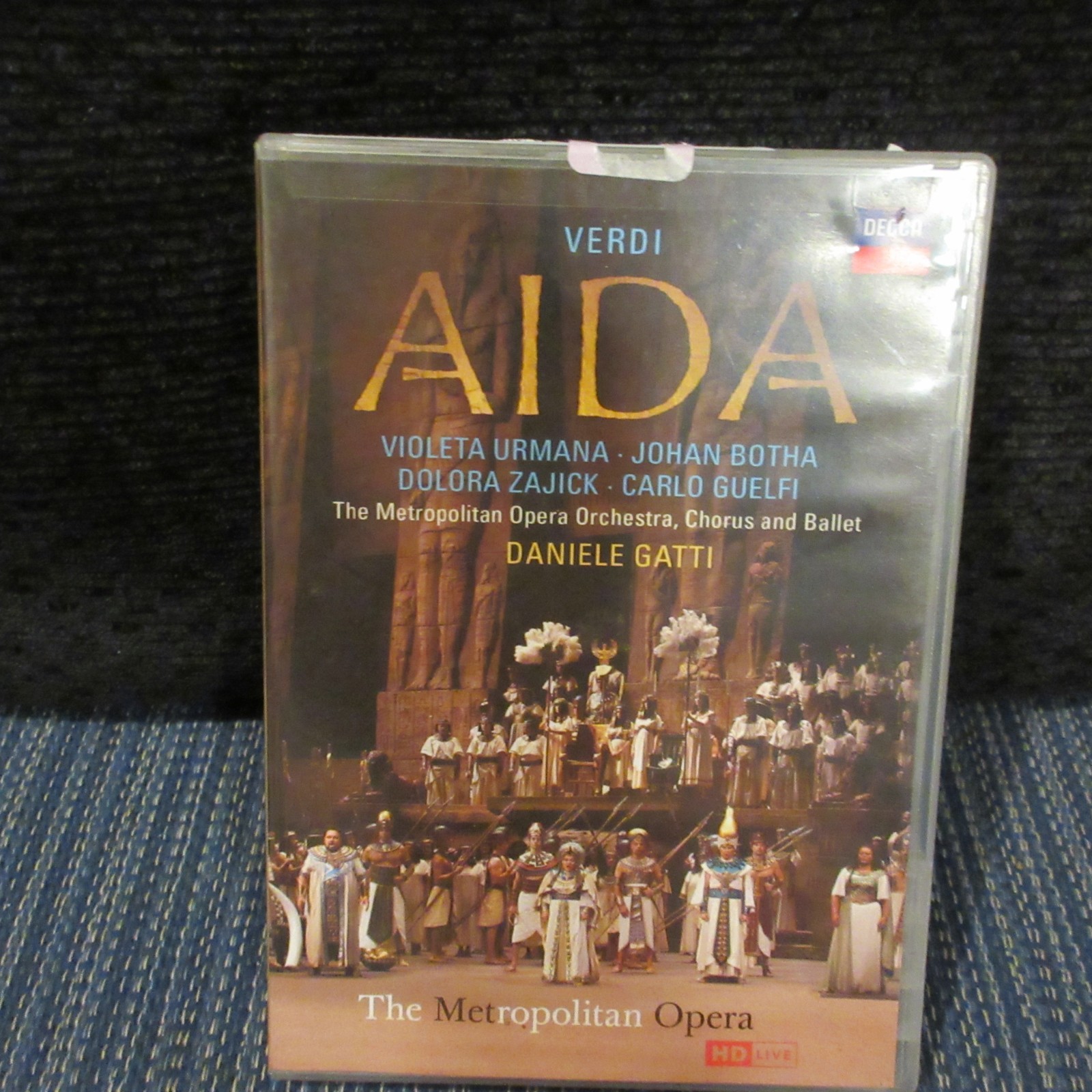 Aida Verdi Violeta Urmana Daniele Gatti The Metropolitan Opera DVD Very Good