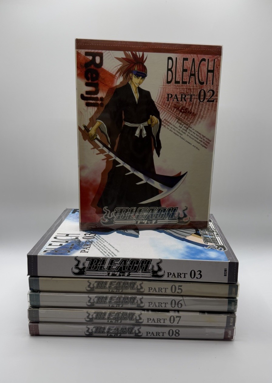 Bleach Anime Series Lot Of 6 Volumes DVD – English Subtitles