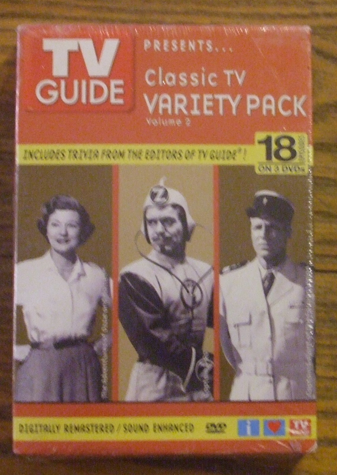 TV Guide Classic TV Variety Pack Vol 2 – 3 Disc dvd NIB
