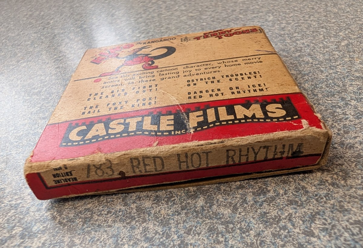 RED HOT RHYTHM 8mm Film #783 KIKO THE KANGAROO Castle Films Inc. w/ Box RARE