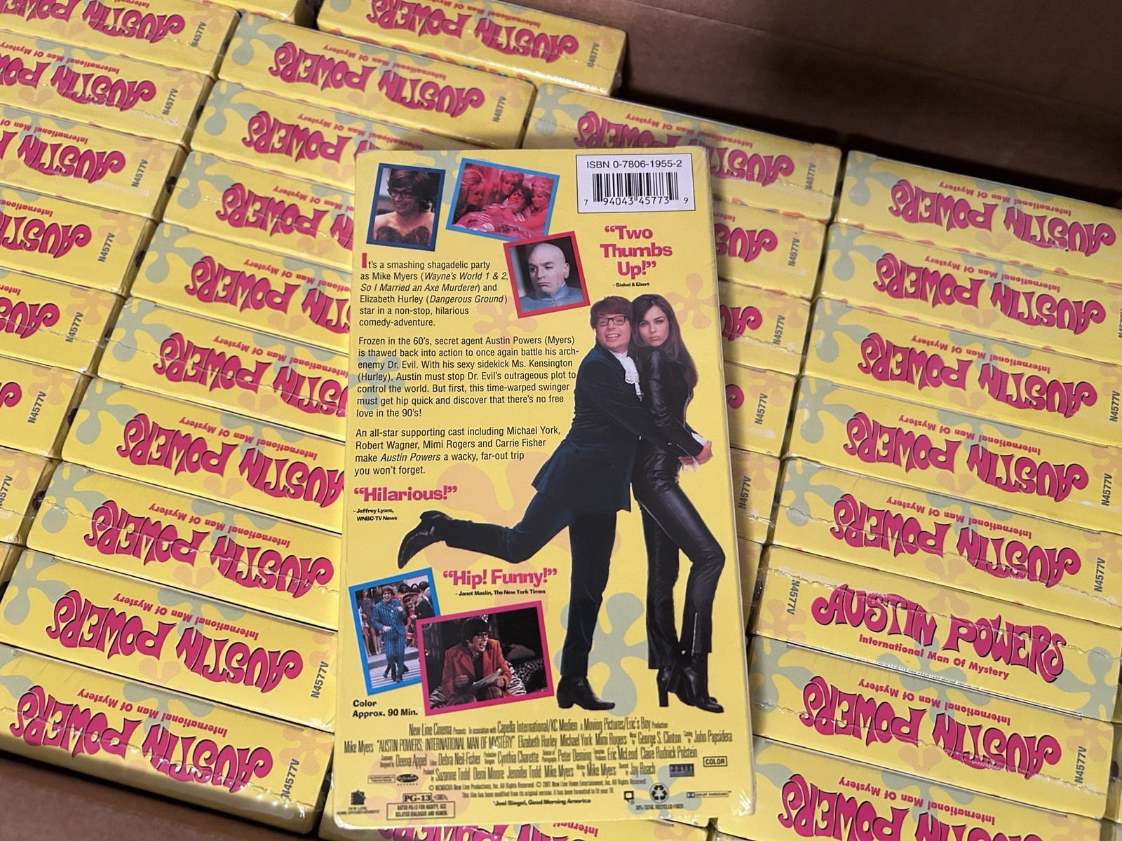 Austin Powers: International Man of Mystery (VHS, 1997) NEW Sealed FASC