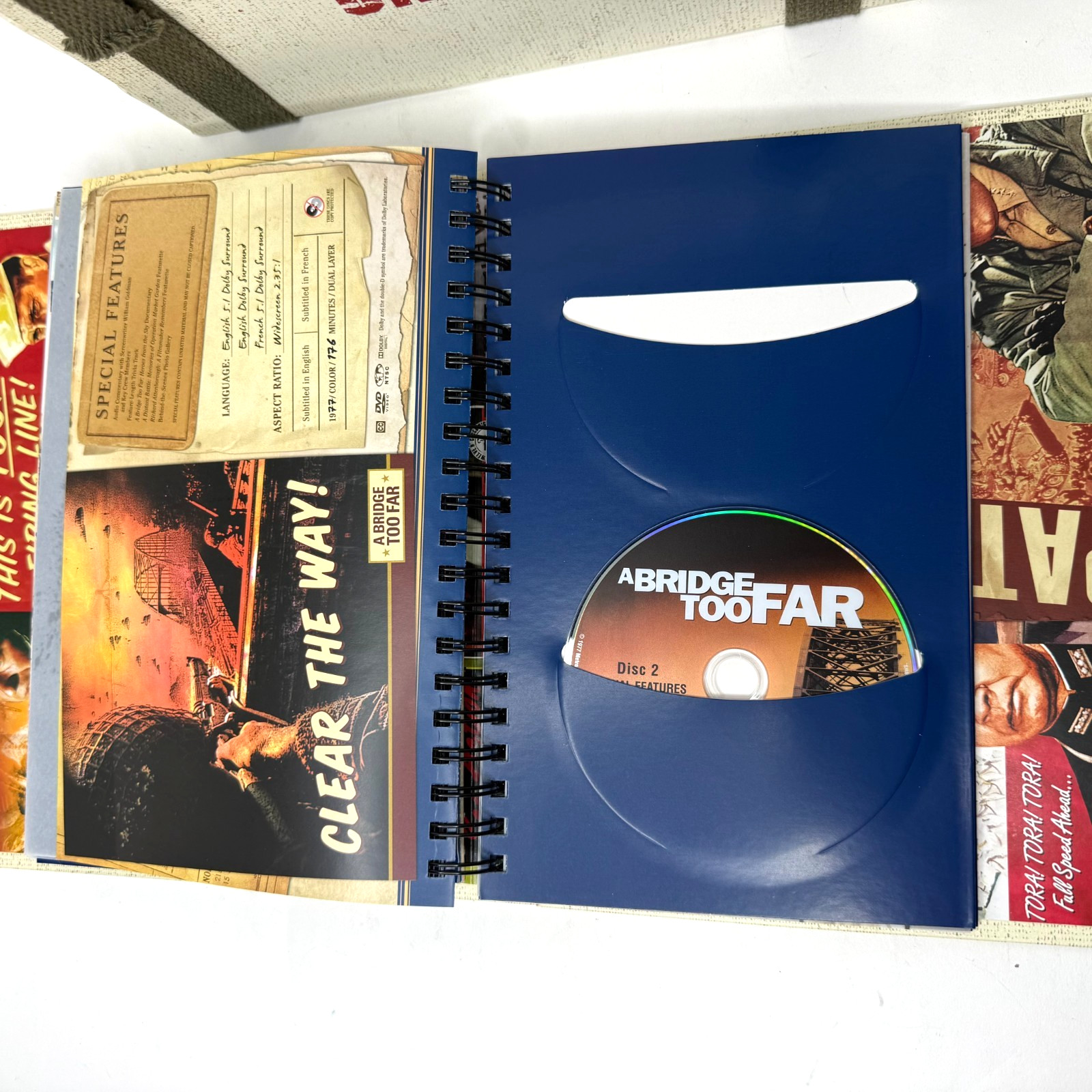 Anthology Of War On Film DVD Box Set Complete Platoon Patton Great Escape Tora