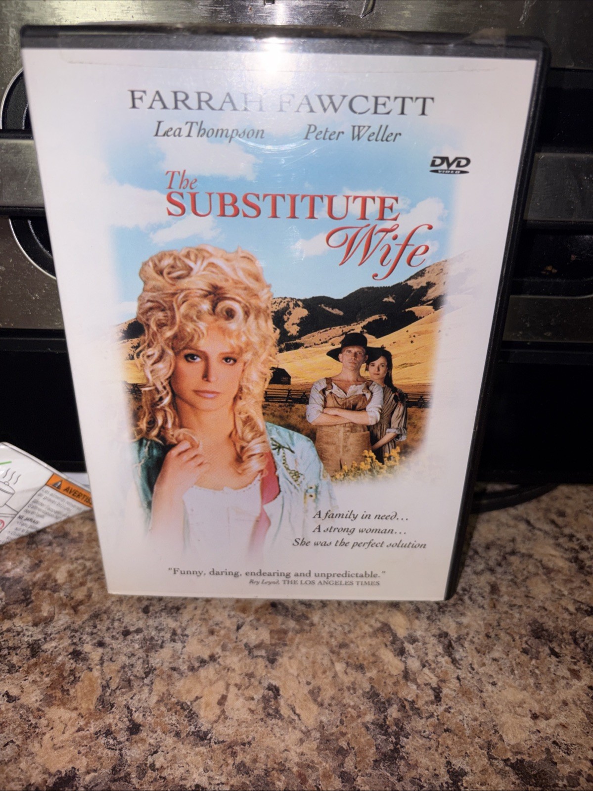 The Substitute Wife (DVD, 1994) Farrah Fawcett Lea Thompson Peter Weller MINT