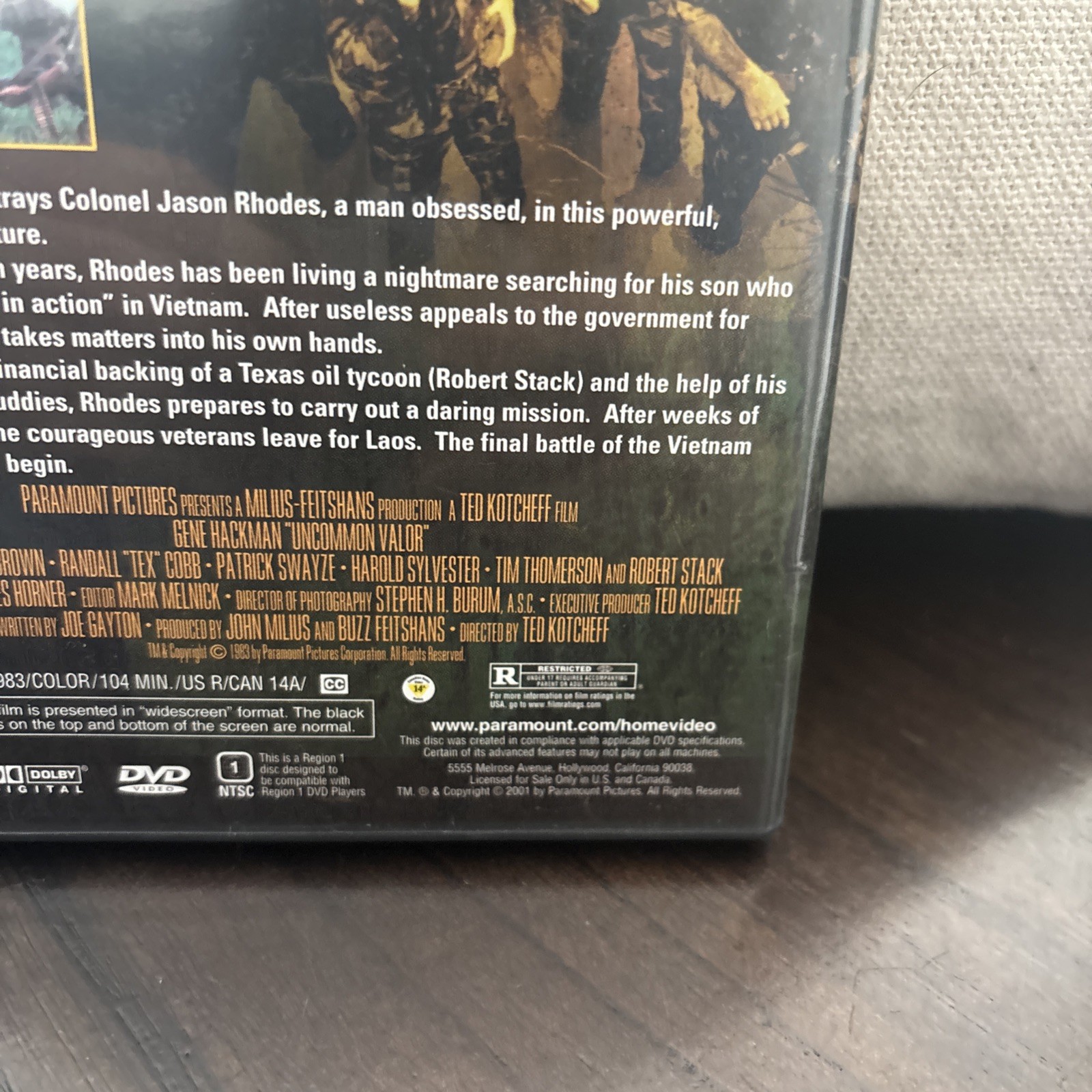 Uncommon Valor (DVD, 2001, Checkpoint)