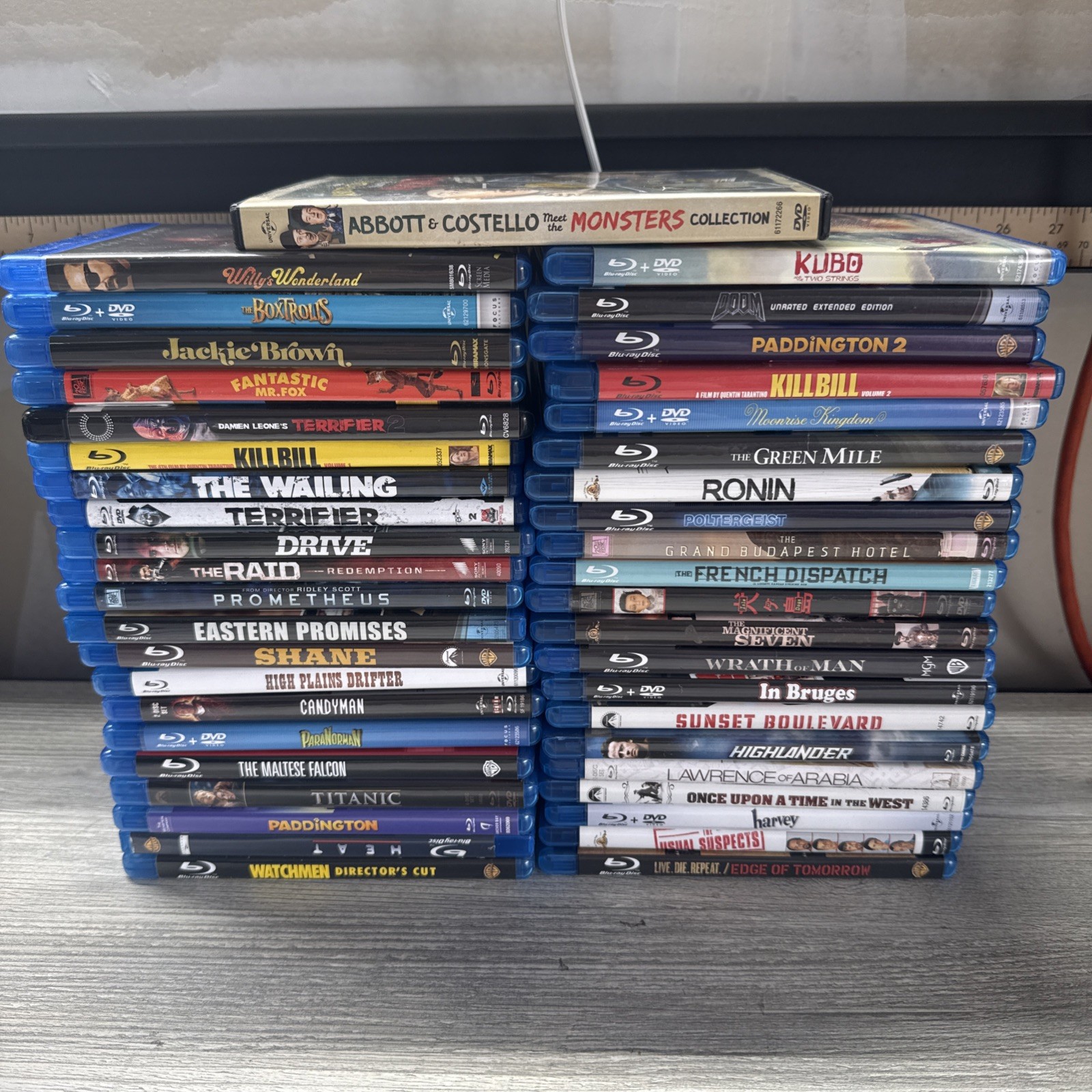 Huge Lot of 40 Plus Blu-Ray Movies | Mixed Genres – Very Good