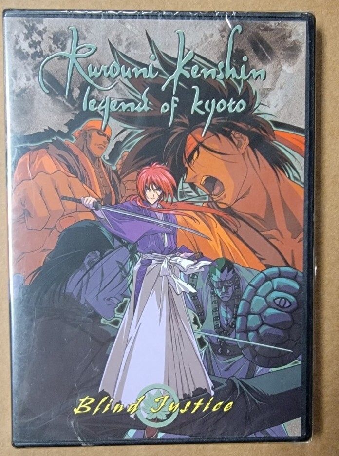 NEW SEALED Rurouni Kenshin (Vol. 12) Blind Justice (DVD)