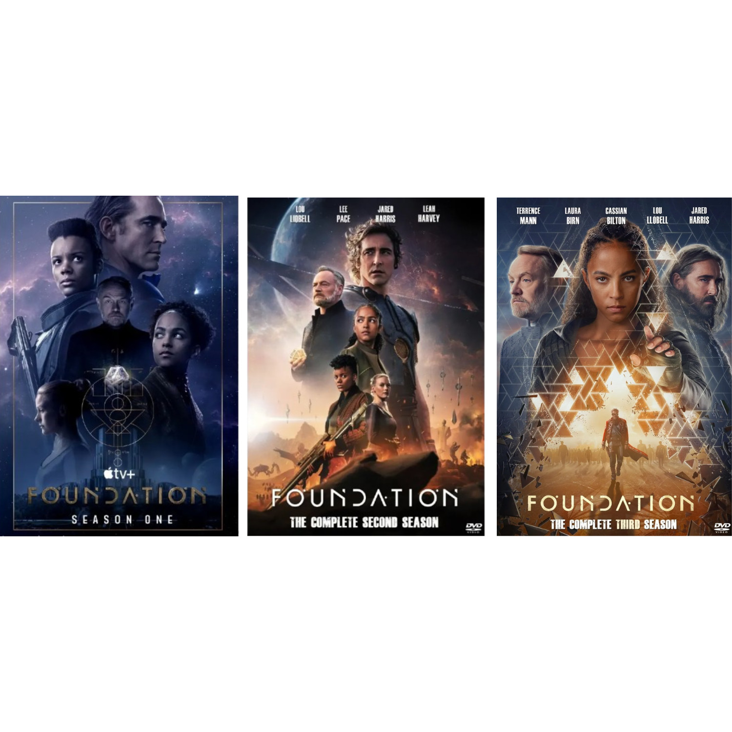 Foundation DVD TV Series English Fullset Seasons 1-3 (2021-2025) All Region CD