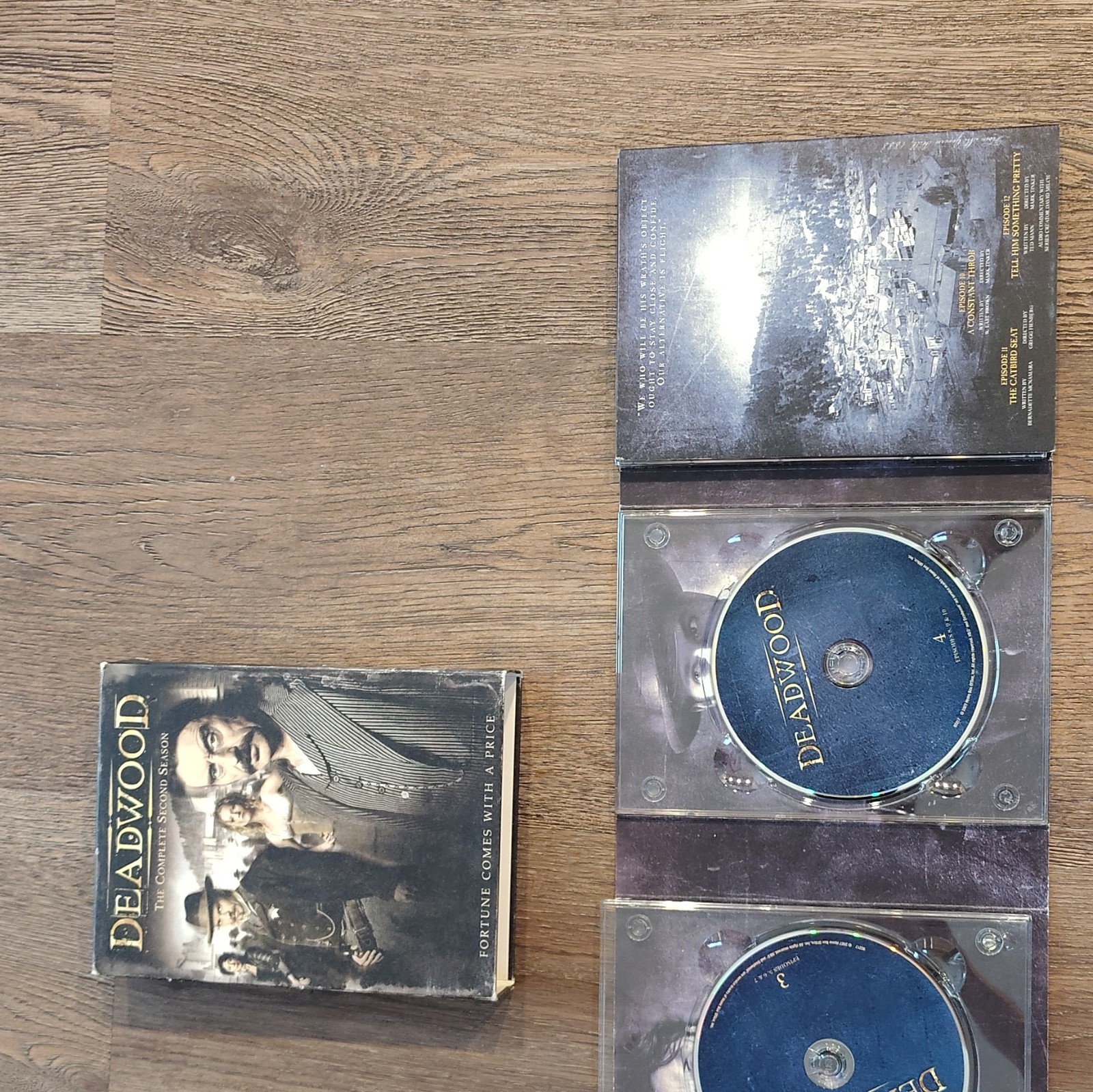 HBO Video Deadwood Complete Second Season 2 DVD 6-Disc Set Commentary CC