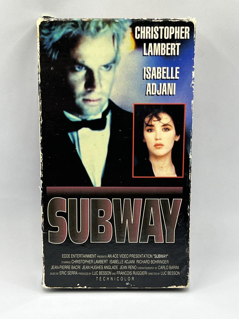 Subway VHS – Classic Film Starring Christopher Lambert & Isabelle Adjani