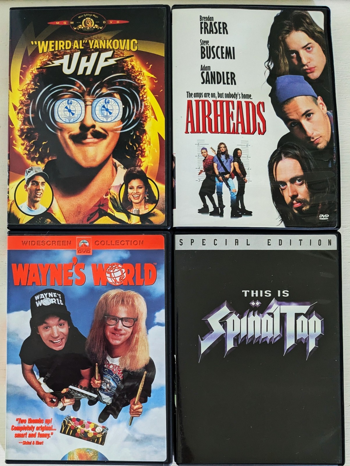 80s & 90s Comedy DVD Collection Wayne’s World, Airheads, This Is Spinal Tap, UHF