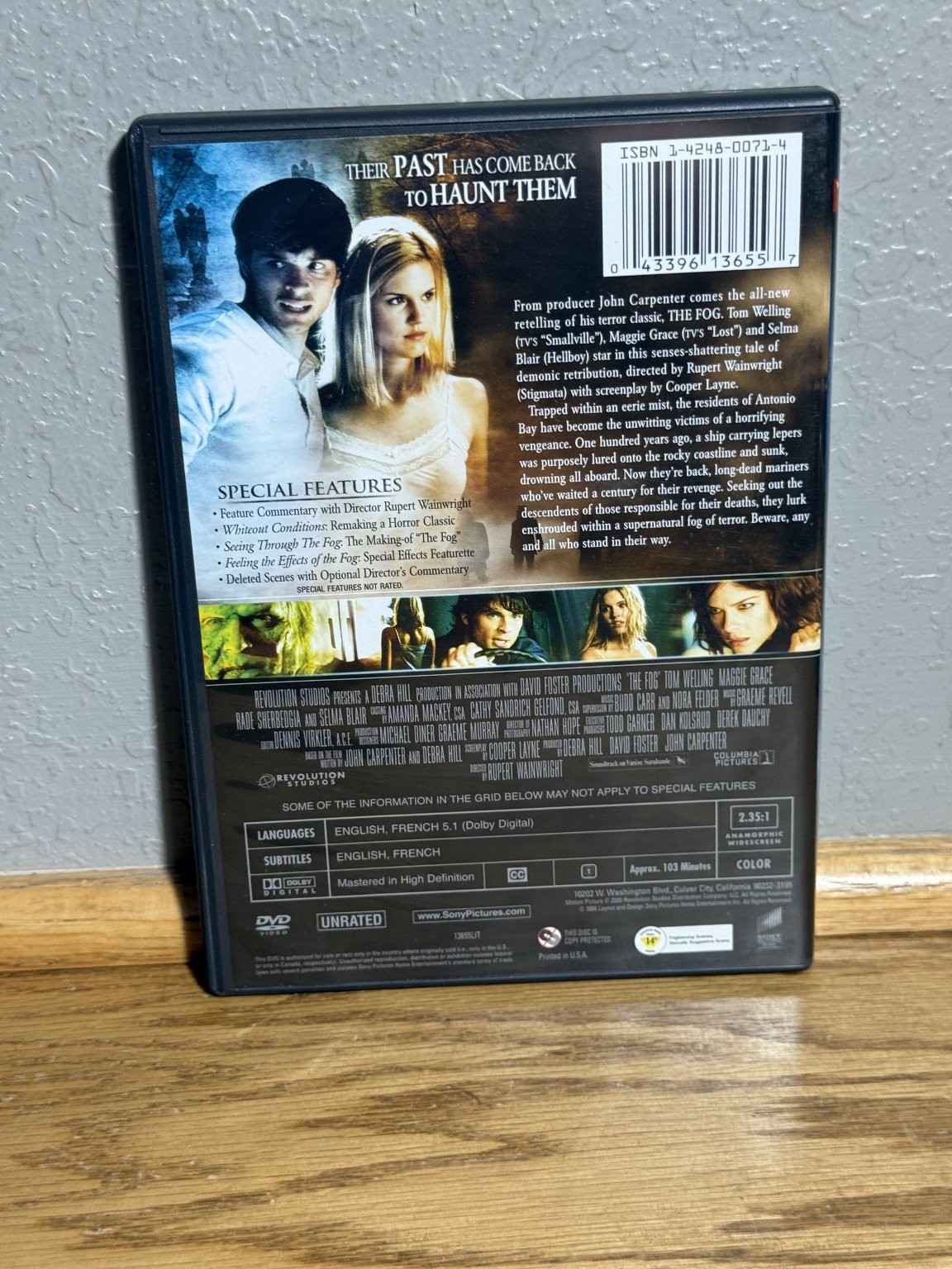The Fog DVD 2006 Widescreen Unrated Version Tom Welling Maggie Grace