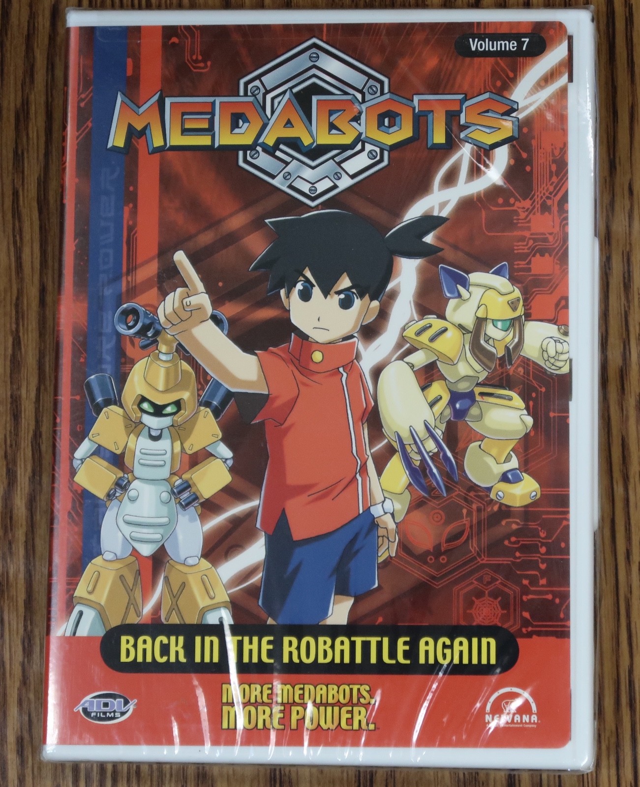 Medabots Vol. 7: Back in the Robattle Again (DVD, 2003) ADV Films BRAND NEW