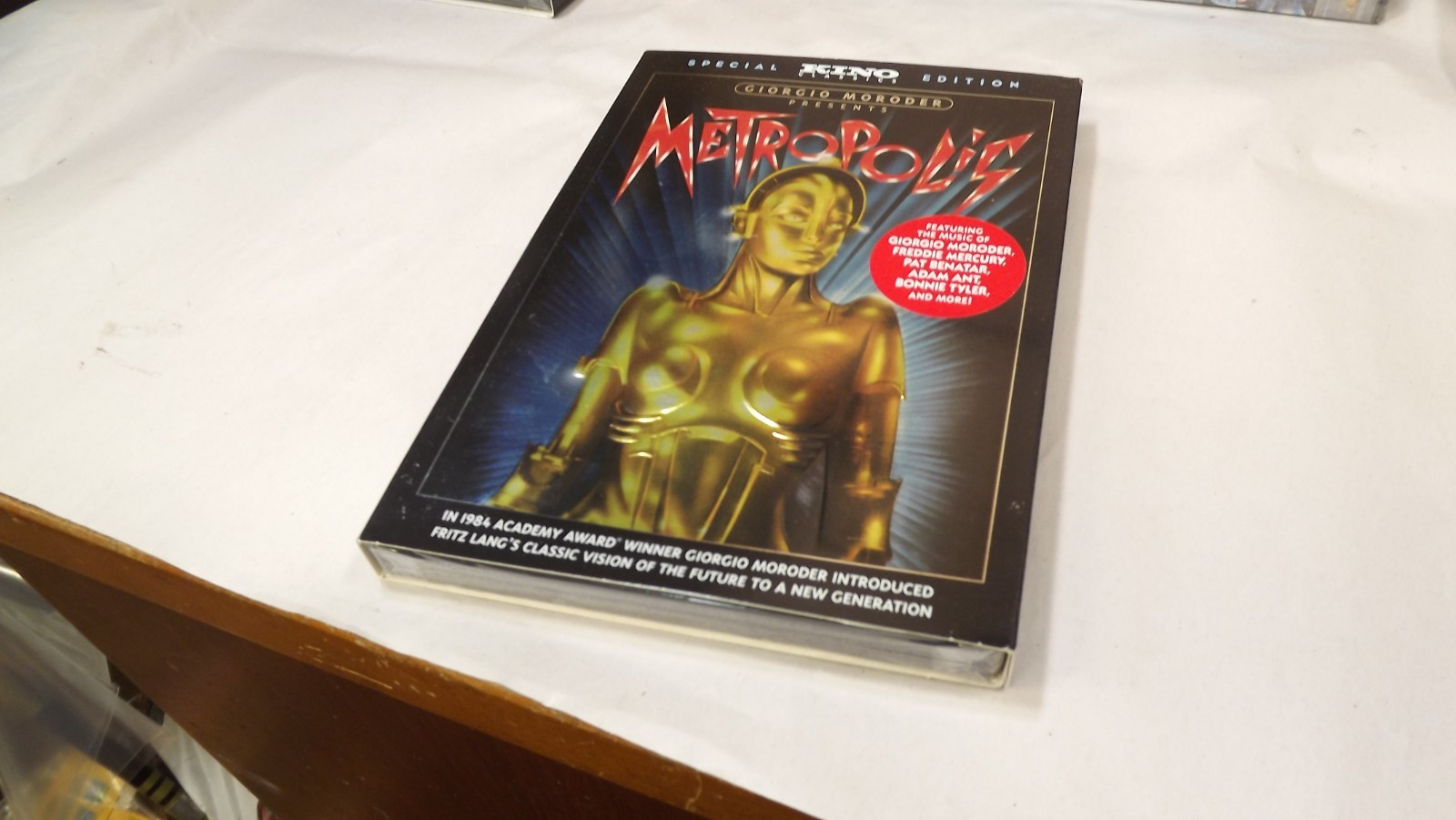 GIORGIO MORODER PRESENTS METROPOLIS (DVD, 1984) KINO CLASSICS SPECIAL EDITION
