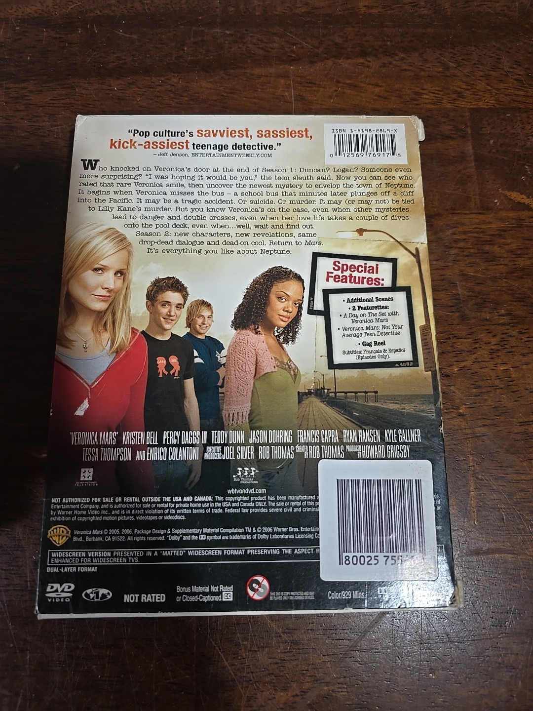 Veronica Mars – The Complete Second Season (DVD, 2006, 6-Disc Set)