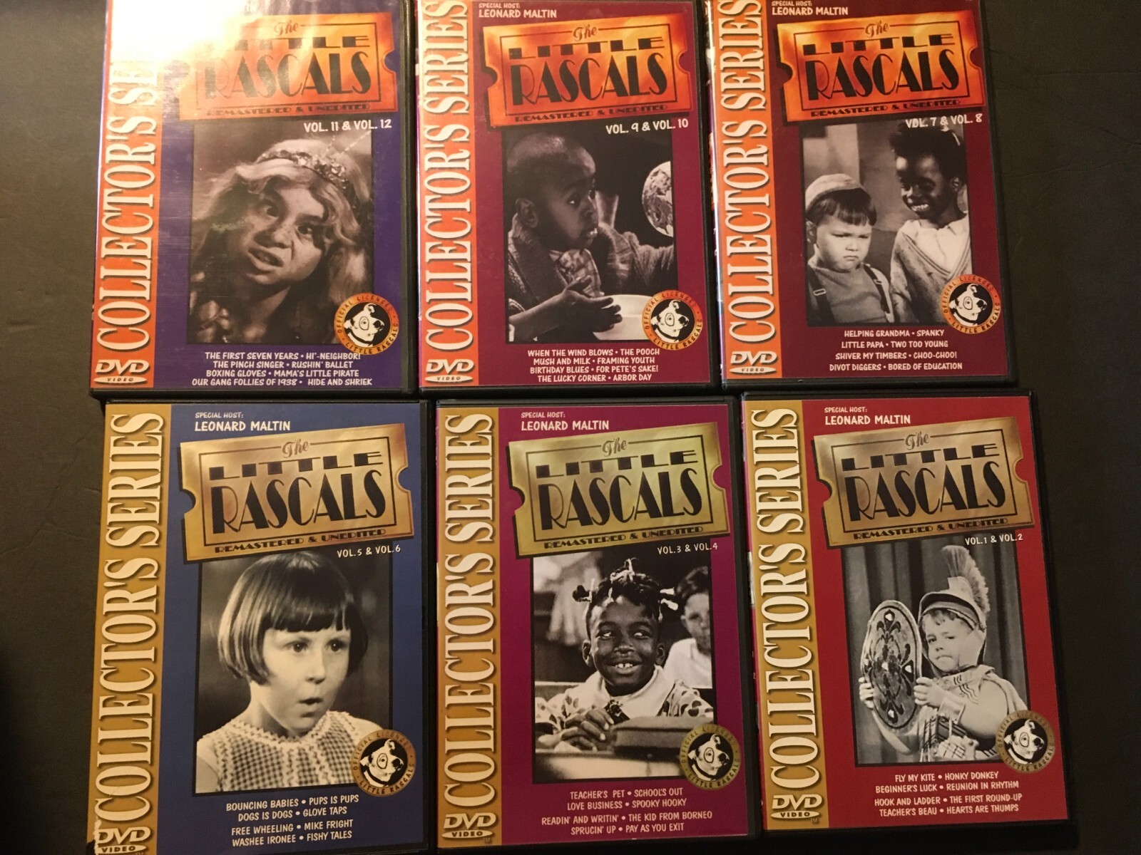 The Little Rascals Remastered & Unedited 6 Disc Box Set